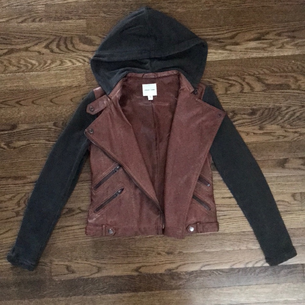 Tan Leather Jacket- Urban Outfitters